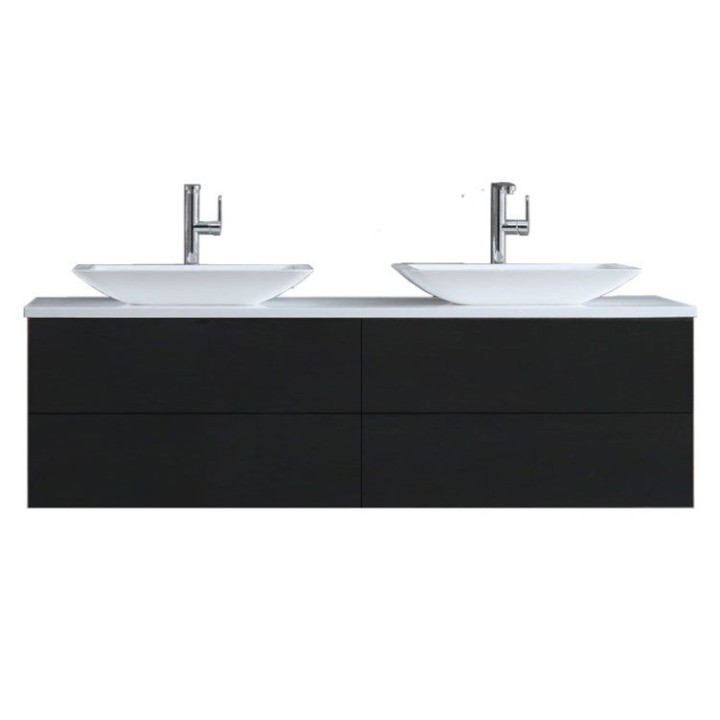 Koupelnová skříňka StoneArt Brugge BU-1601pro-1 tmavě šedá 160×50