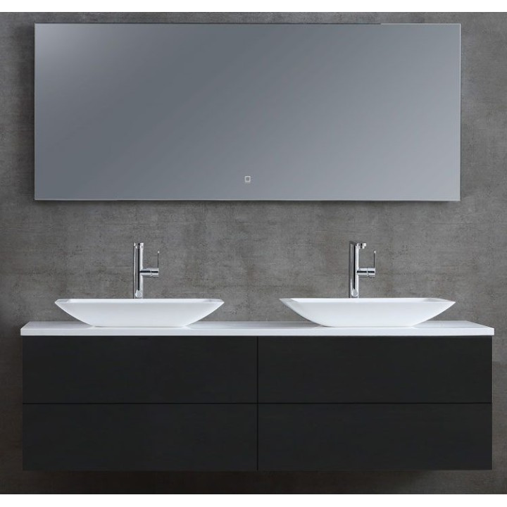 Koupelnová skříňka StoneArt Brugge BU-1601pro-1 tmavě šedá 160×50