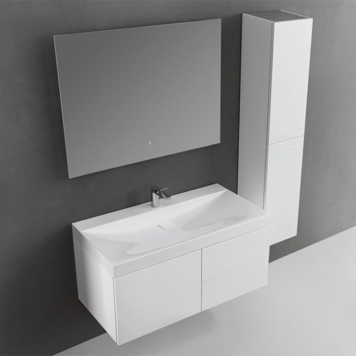 Koupelnový nábytek – set StoneArt Brugge BU-1201 tmavě šedý 120×56