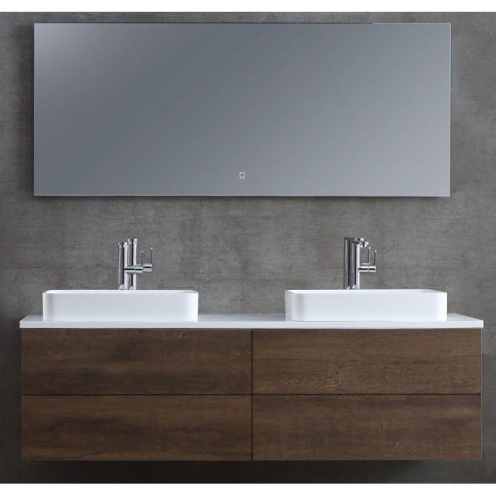Koupelnový nábytek – set StoneArt Brugge BU-1601pro-5 dubový tmavý 160