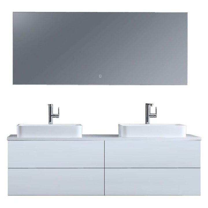 Koupelnový nábytek – set StoneArt Brugge BU-1601pro-5 bílý 160×50