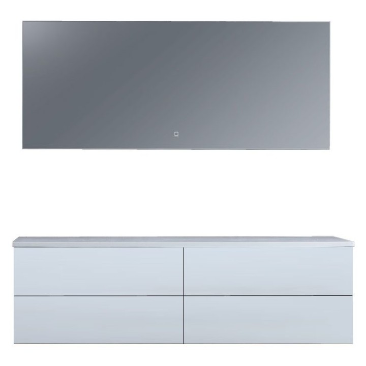 Koupelnový nábytek – set StoneArt Brugge BU-1601pro bílý 160×50