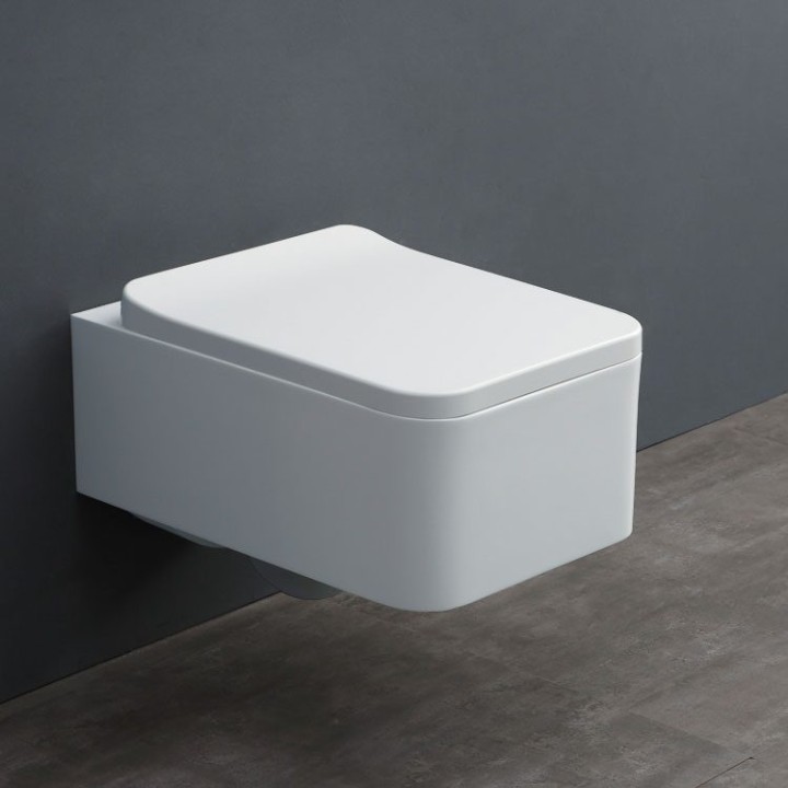 Závěsné WC StoneArt -WC TMS-508P bílé 52×36 lesklé