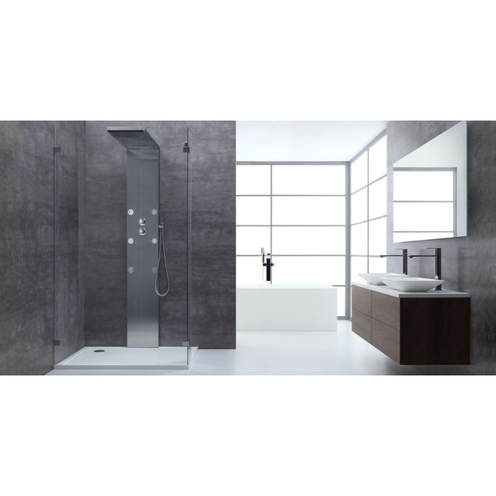 Walk-in sprchová zástěna EAGO AWT LY1401 140×210