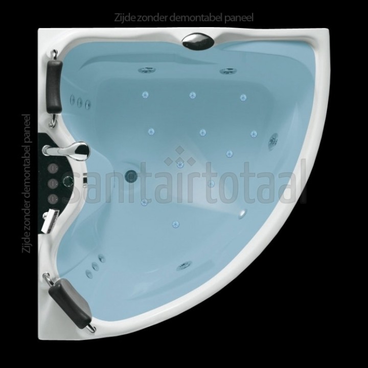 Hydromasážní vana SSWW W0809B-WL levá verze 165x165x73