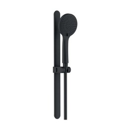 Novaservis Ferro Nostris - Set sprchové hlavice, tyče a hadice, 3 proudy, černá N99BL