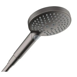 Hansgrohe Raindance Select S - Sprchová hlavice, 3 proudy, EcoSmart+, kartáčovaný černý chrom 26516340